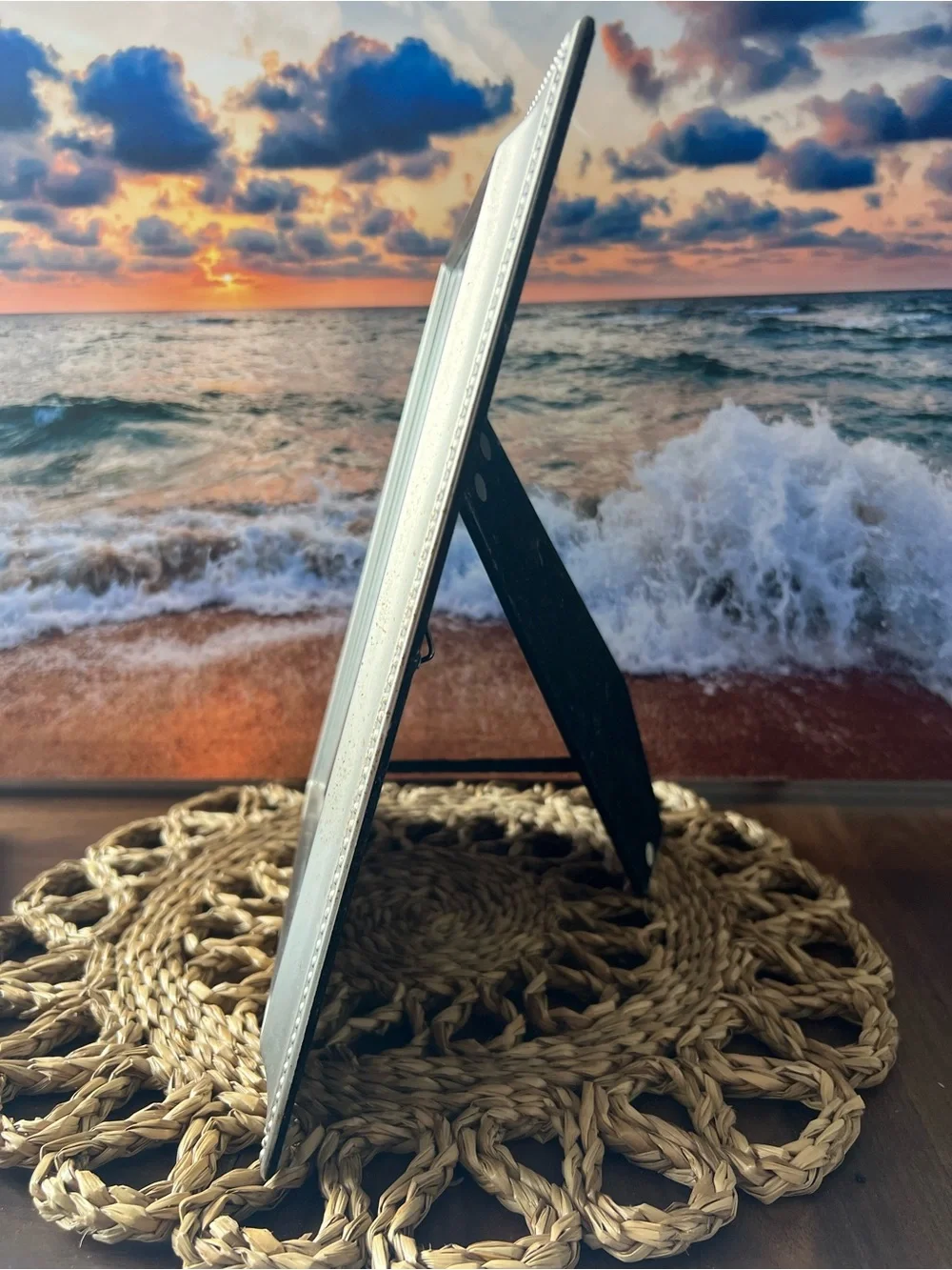 Silver Beaded Photo Frame